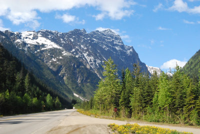 Mount MacDonald  North Face- the approach to Rogers Pass