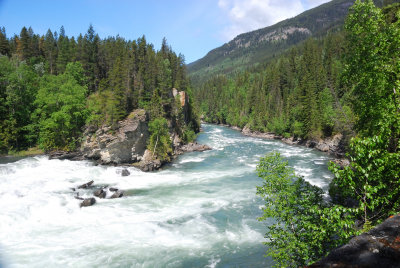 Fraser River downstream of Rearguard Falls
