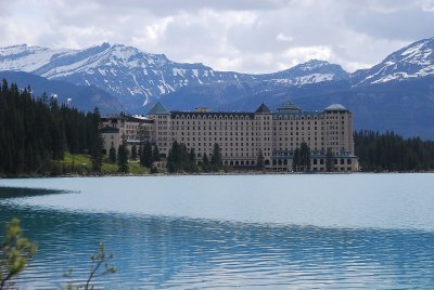 Chateau Lake Louise from the Lakeside Trail