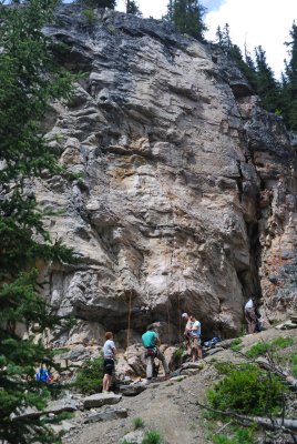 Rock Climbing School, Six Glaciers Trail