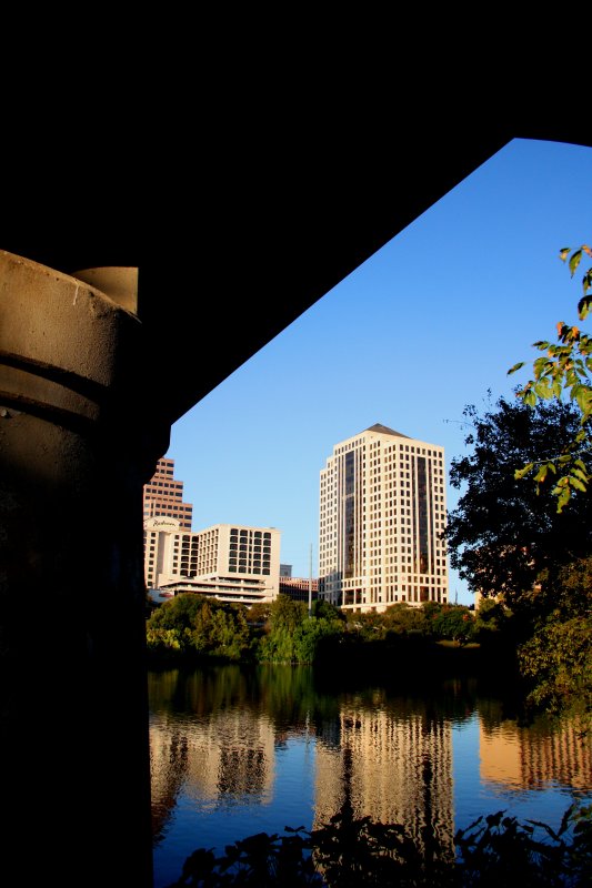 VIEW FROM UNDER THE CONGRESS STREET BRIDGE
