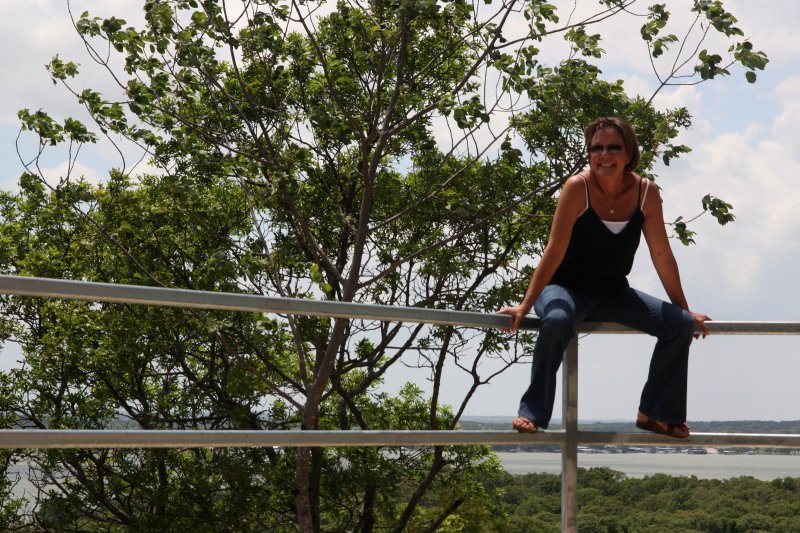 SITTING ON A RAIL