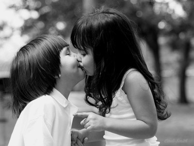 KISSING LITTLE BROTHER