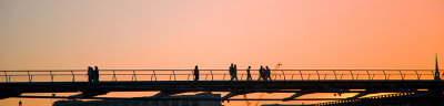 Sunset Millenium Bridge