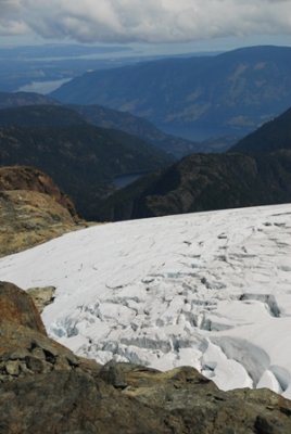 View from the Comox Glacier