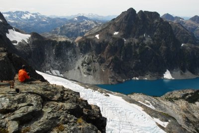 View from the Comox Glacier