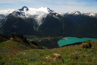 Views of Cheakamus Glacier and  Lake