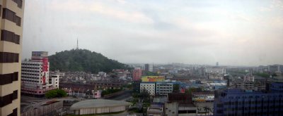 Zhongshan China, View from my hotel window