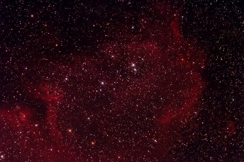 IC 1848, SH 2-199, LBN 667 Soul Nebula Body in Cassiopeia - 1300 pixels