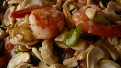 shrimps with cashew nuts