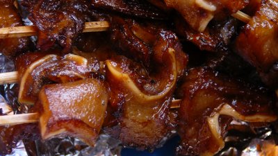 barbecued pig's ears