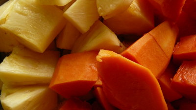 pineapple / papaya