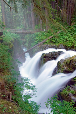 Sol Duc Falls with different shutter speed and apture.