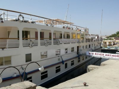 Our OAT ship, the M/S River Hathor