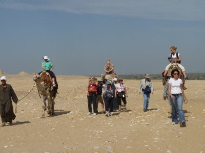 Walking and Camel Riding back From the Mastaba of Ti P1000490(1).JPG