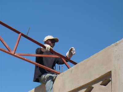 Jean-Claude (he is a welder that welded the braces together in the center and on the ends)