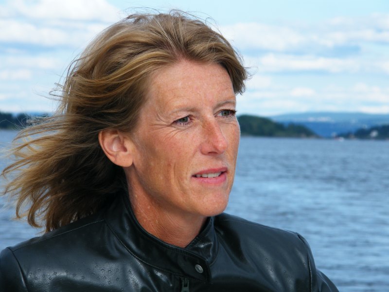 Gro onboard San Boat Balikci In the Oslo Fjord-Norway