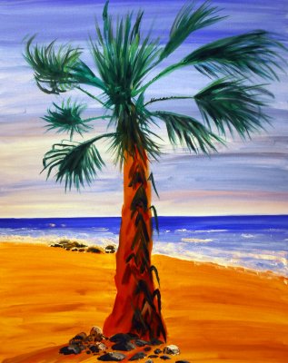 Beach Palm Tree