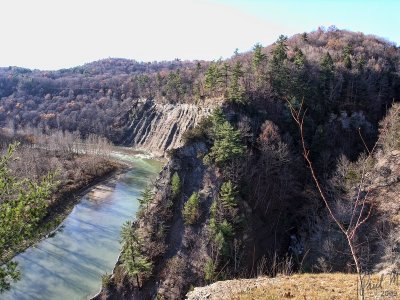 Wolf Creek Entry Into The River