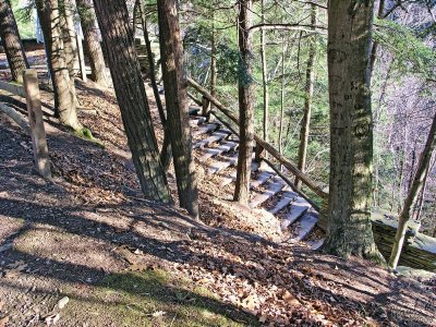 271 Stairs Down To The Lower Falls