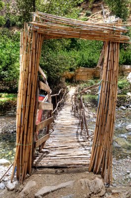 Rope Bridge Ourika Valley