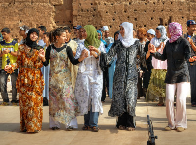 local dancers El Badi Palace Marrakech.jpg