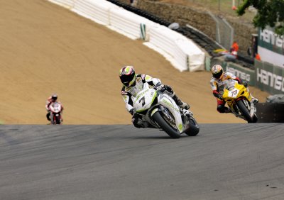 Carlos Checa approaching Druids