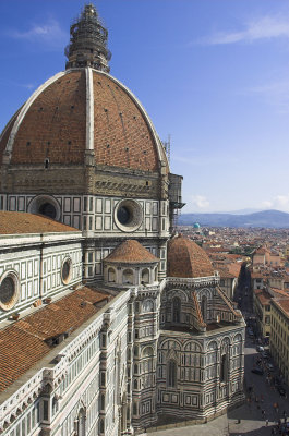 The Duomo from the second level of the Campanile