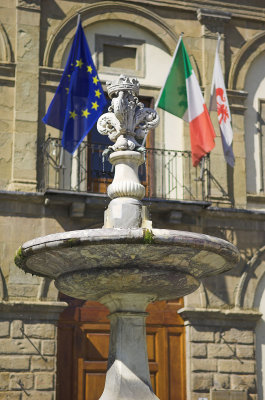 Fountain in Piazza Santa Croce