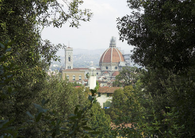 The Duomo as seen from the Gardino di Boboli
