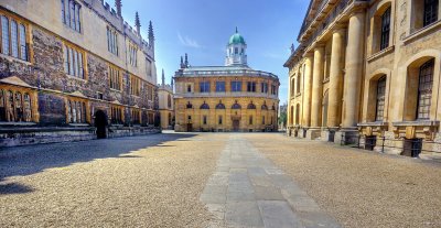 Sheldonian Theatre from Catte Street, Oxford