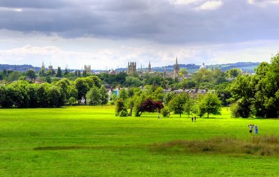 View of the Spires of Oxford from South Park