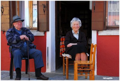 Vieux couple de Burano