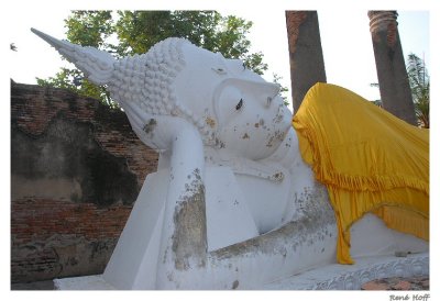 Bouddha blanc Ayuthaya