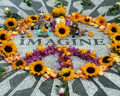 John Lennon tribute at Strawberry Fields