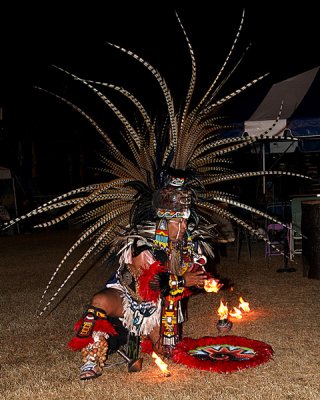 Aztec Fire Dancer