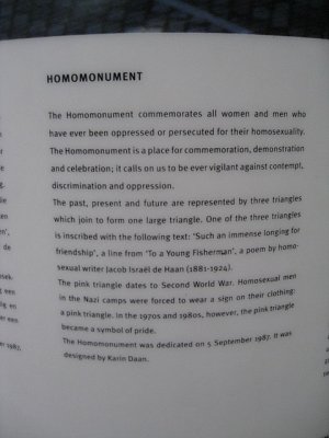 Homomonument details