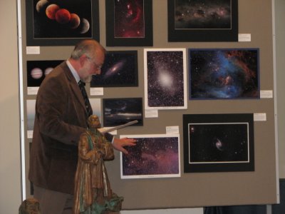 David Malin explaining my Cometary Globule image