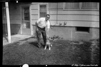 Image from 127 Kodak Verichrome Pan film found in Brownie Holiday camera