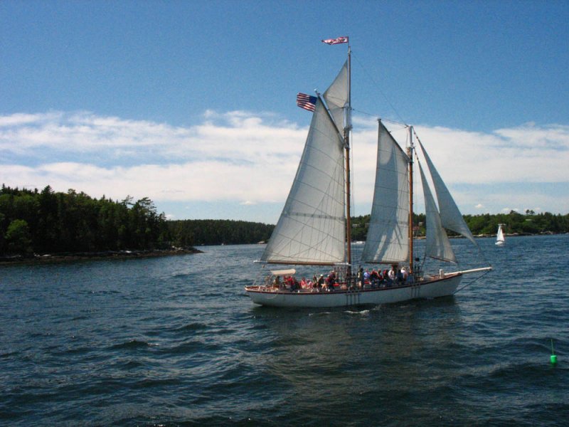 Windjammer in Boothbay Harbor