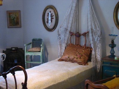 bed in the Ranch's museum