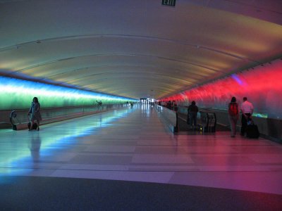 Detroit Airport tunnel