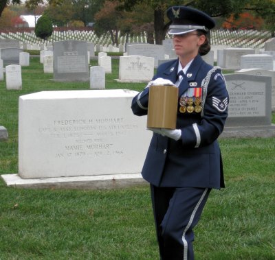2009: Arlington National Cemetery. Mom's last earthly journey.