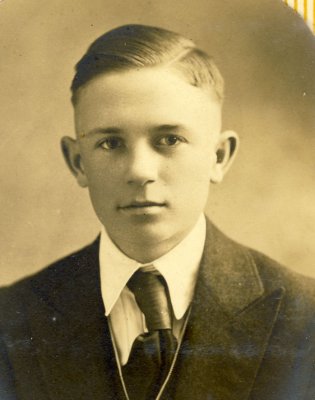 1919: Purcell,  OK. Dad (age 15) as high school sophomore, about the time his future bride,  my mother, was born.