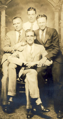 c. 1929: Dad (far right) and some fellow med students at the University of Oklahoma.