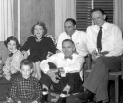 c. 1954: Japan. My first cocktail party. Mom in dark dress. Dad far right.