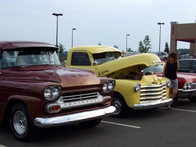 Chevy Trucks at the Car Cruise