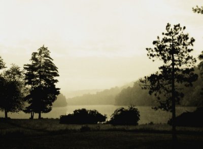 Fog at Dawn on North Park Lake