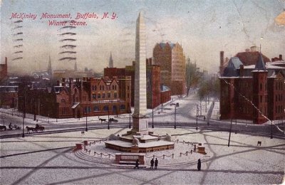 McKinley Monument Winter Scene