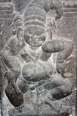The joker of the court, Varadaraja Perumal Temple, Kanchipuram, India